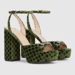 Gucci Women’s platform sandal with Horsebit - Image 6